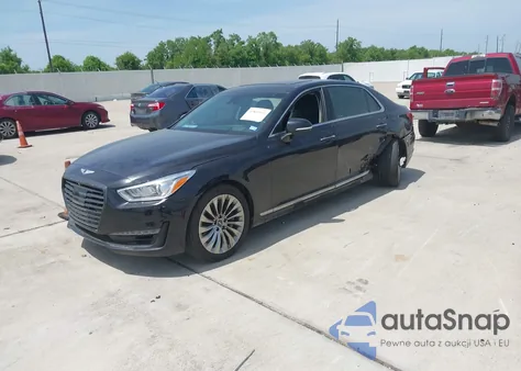 2018 Genesis G90 3.3T Premium из США, поврежденный, VIN KMHG34JA5JU047146